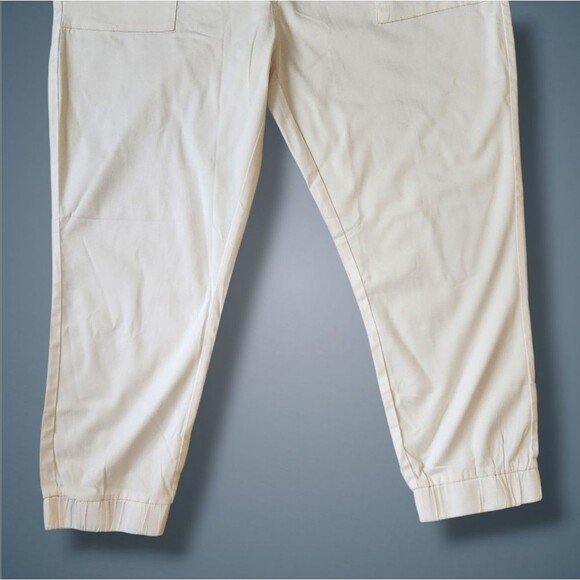 Buffalo David Bitton Women's Cream Jogger Pants Soft Pull-On Waist Plus Size XXL - Picture 5 of 11